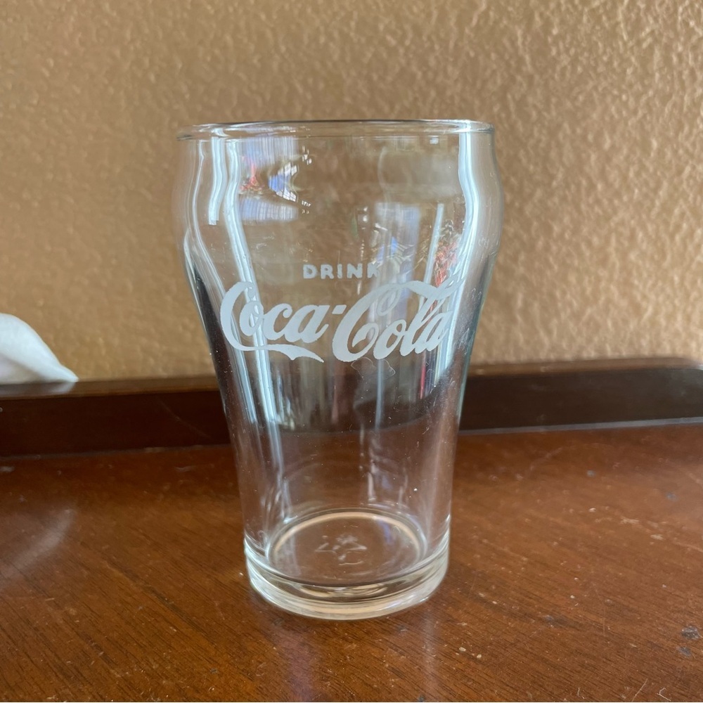 Coca Cola 4” Mini Small Drink Coca Cola Vintage Glass